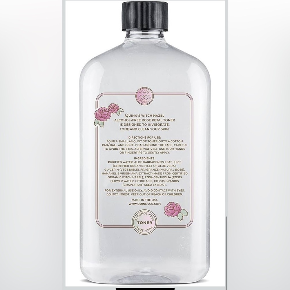 Quinn’s Witch Hazel Rose Petal Toner. New sealed. - Picture 6 of 6